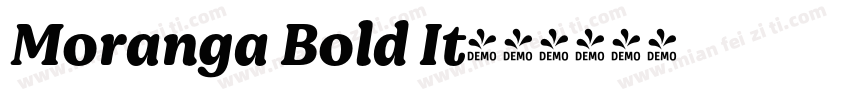 Moranga Bold It字体转换